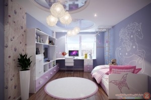 2-Wonderful-Feminime-Contemporary-Purple-Pink-Kids-Room-Inte