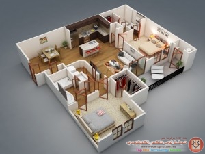 2-bedroom-bath-attached-house-plan