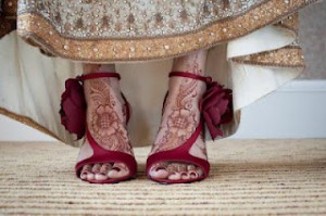 2012,2013 Valentine’s Day Feet henna Designs