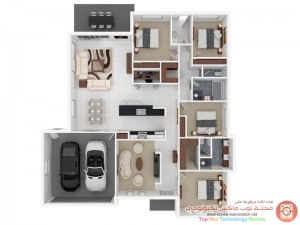 4-Bedroom-Apartment-House-Plans-Image