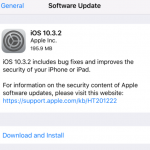 آبل ترسل تحديث نظامها iOS 10.3.2 لسد الثغرات الأمنية