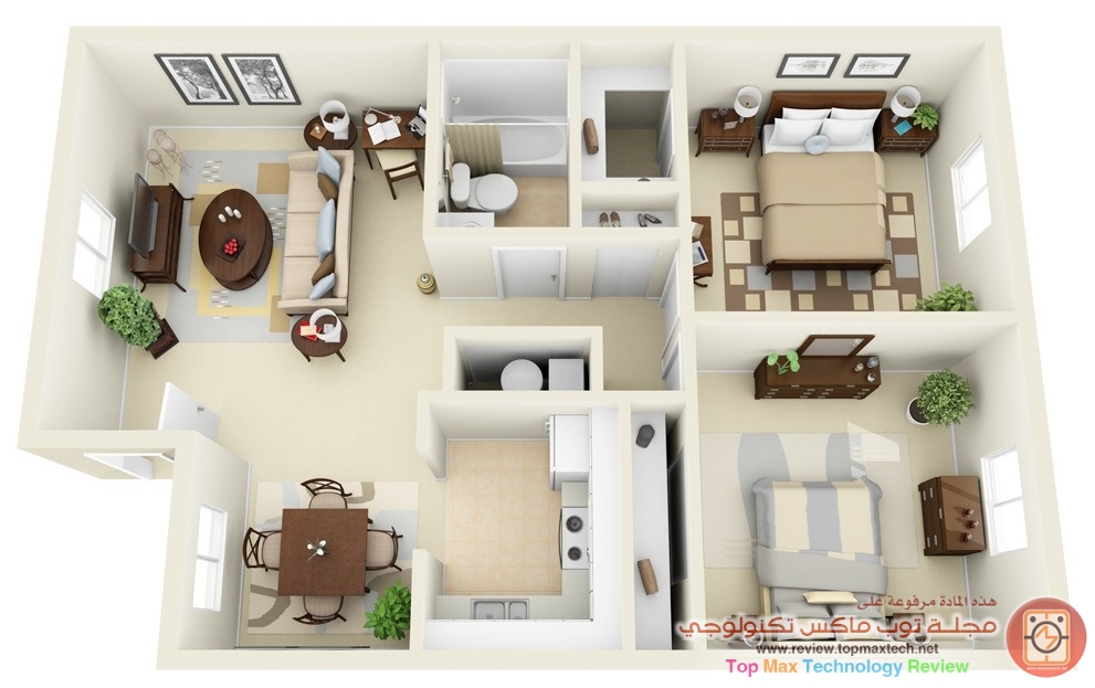 Incore-Residential-Two-Bedroom-Floor-Plan