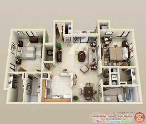 Paragon-Apartment-Two-Bedroom-Plan