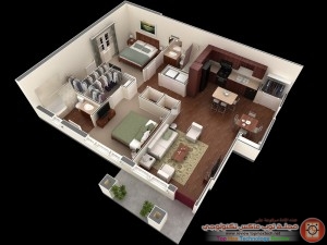 Simple-Two-Bedroom-Apartment-PLan