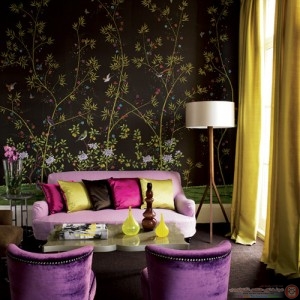 colourful-wallpaper-living-room