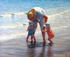 summer-paintings-WaterBabies-OILSBYMARKSHASHA