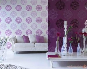 white-violet-wallpaper-design-modern-living-room
