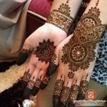 تصميمات رائعة لنقش الحناء لعروس 2014