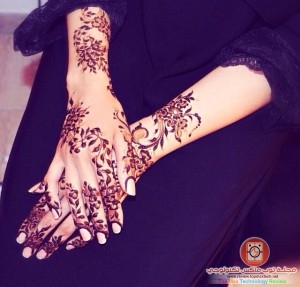 تصميمات رائعة لنقش الحناء لعروس 2014