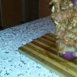 فكرة رائعه للشواء الشوارما في المنزل