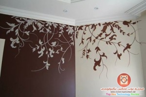 الأستنسل يجسد الجمال على الحائط
