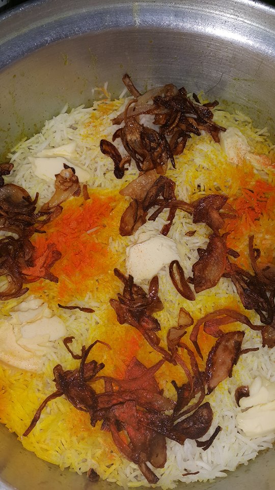 طريقة الزربيان بالدجاج طريقة الزربيان بالدجاج