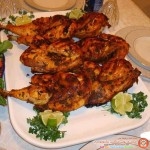 الدجاج المشوي اليمني ( بالفرن والفحم)