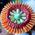 أفكار لتزيين أطباق الفاكهه تصلح للحفلات