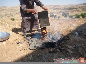 الشوي بواسطة التنكه