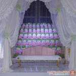 كوشات اعراس 2014 احدث كوشات العروس  تصاميم قصور الافراح 