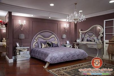 دهانات غرف نوم ورسوم تاعمة وهادئة 2014