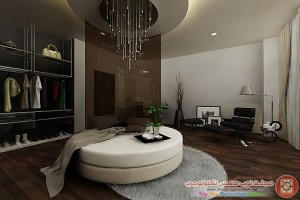 صور غرف نوم عرسان دائرية 2014 تصميمات غرف نوم بشكل دائري 2015