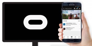 نظارة الواقع الافتراضي Gear VR تدعم البث إلى التلفاز