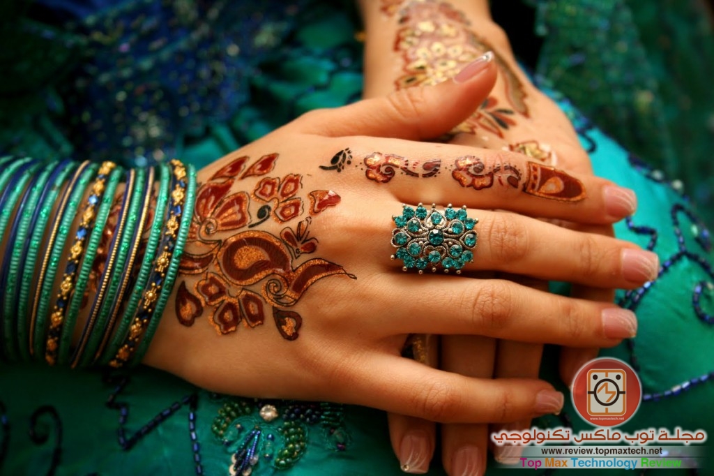 احدث نقش حناء اماراتي للعروس تحفة2014