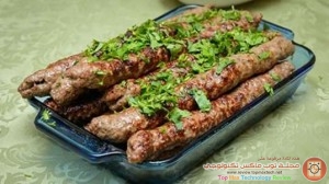 طريقة تحضير كباب لحم الغنم المشوى على الفحم