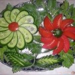 طرق مشهيه لتقديم السلطة والخضروات 