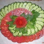 طرق مشهيه لتقديم السلطة والخضروات 