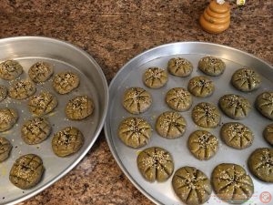 كعك بالدخن مع قلص شاهي