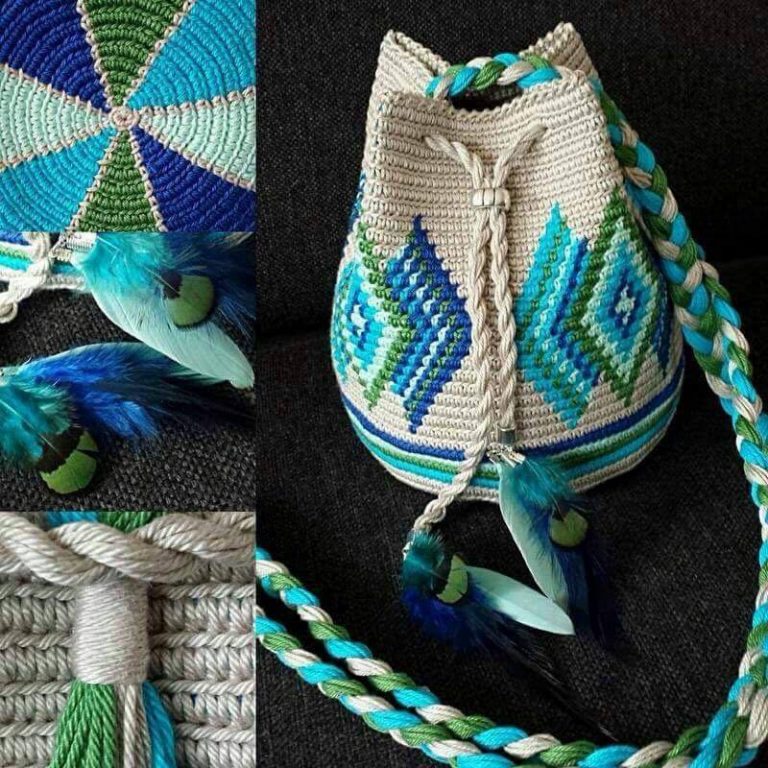 كيف تصنع حقائب صوفيه تحفه جدا
