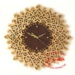 ساعات مصنعه من الاخشاب بفن الاركت 2017 تحفة 