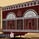 ورق حائط 3D معالم أثرية يمنية .. على الاسمنت مباشرة
