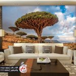 ورق حائط 3D معالم أثرية يمنية .. على الاسمنت مباشرة