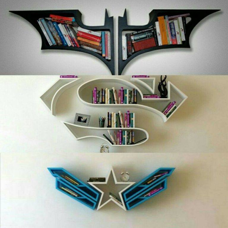 ارفف بافكار بسيطه    لتوفير مساحات تخزين اضافيه  باشكال تحفه