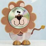 تدوير السي دي وتداخل مع الفوم لعمل اشكال جميله وحيوانات 
