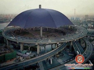 فكرة لتصميم أكبر مظلة في العالم في مقاطعة جانسو الصينية