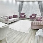 طاولات طعام مع كنب روعة التصميمات و تناسق الألوان 
