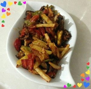 المسقعه اليمنيه  (بالدجاج)على أصولها..