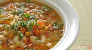 شوربة خضار مع بقول