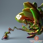 تصاميم صور ازهار زجاجيه ثلاثة الابعاد