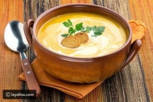 شوربة البطاطس بالبقدونس