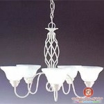 مجموعه من اشكال الاضاءه البسيطه ثريات (نجف)