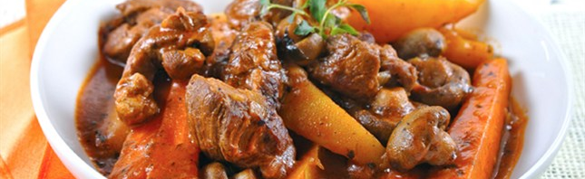 طريقة عمل اللحمة مع الفطر