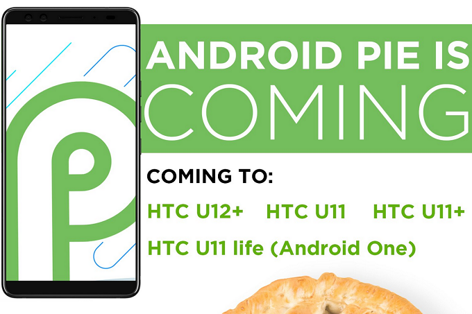 HTC تعلن بدء العمل على تحديث أندرويد 9.0 لهواتفها الرائدة