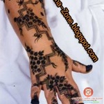صور نقشات حناء يد الحنه للعروس جديدة2014