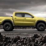 الاعلان الرسمي قبل 3 ساعات من الان لسيارة مرسيدس بيك أب المكشوفة Mercedes X-Class 2017