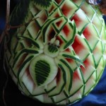 40 صوره فن النحت على البطيخ فن الرسم وتشكيل الفاكهه2017