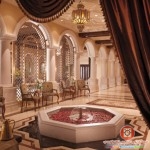  مجالس ابيض وذهبي وبرتقالي وبني بارضيات رخامية وجبسيات فخمة 2014