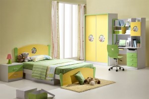 bedroom-pleasant-spacious-kids-bedroom-ideas-in-green-brown-color-scheme-feels-so-neat-and-clean-lovely-bedroom-designs-for-your-children-children-bedroom-decorating-children-bedroom-colors-children