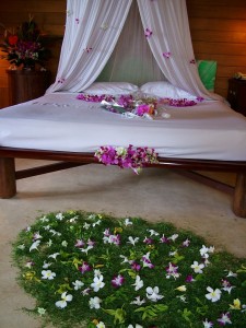 bridal-bedroom-decoration-with-white-bedding-and-floralpath-bridal-bedroom-decoration-920x1226