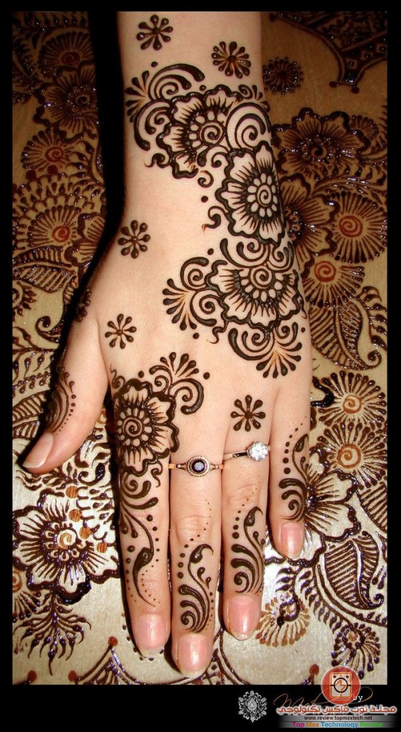 صور نقش الحناء 2014 أفكار جذابة